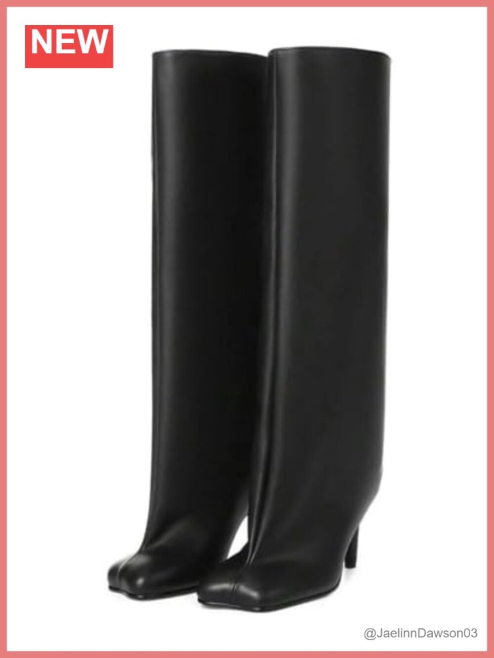 Faux Suede Knee High Boots Square Toe Kitten Heel Wide Calf Pull On
